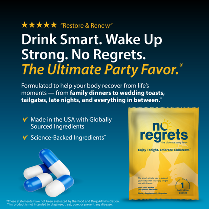 No Regrets – The Ultimate Party Favor